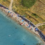 Bilin zal beach in Lumbarda, island Korcula