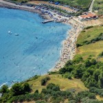 Easy to reach by car sandy beach Pržina in Lumbarda